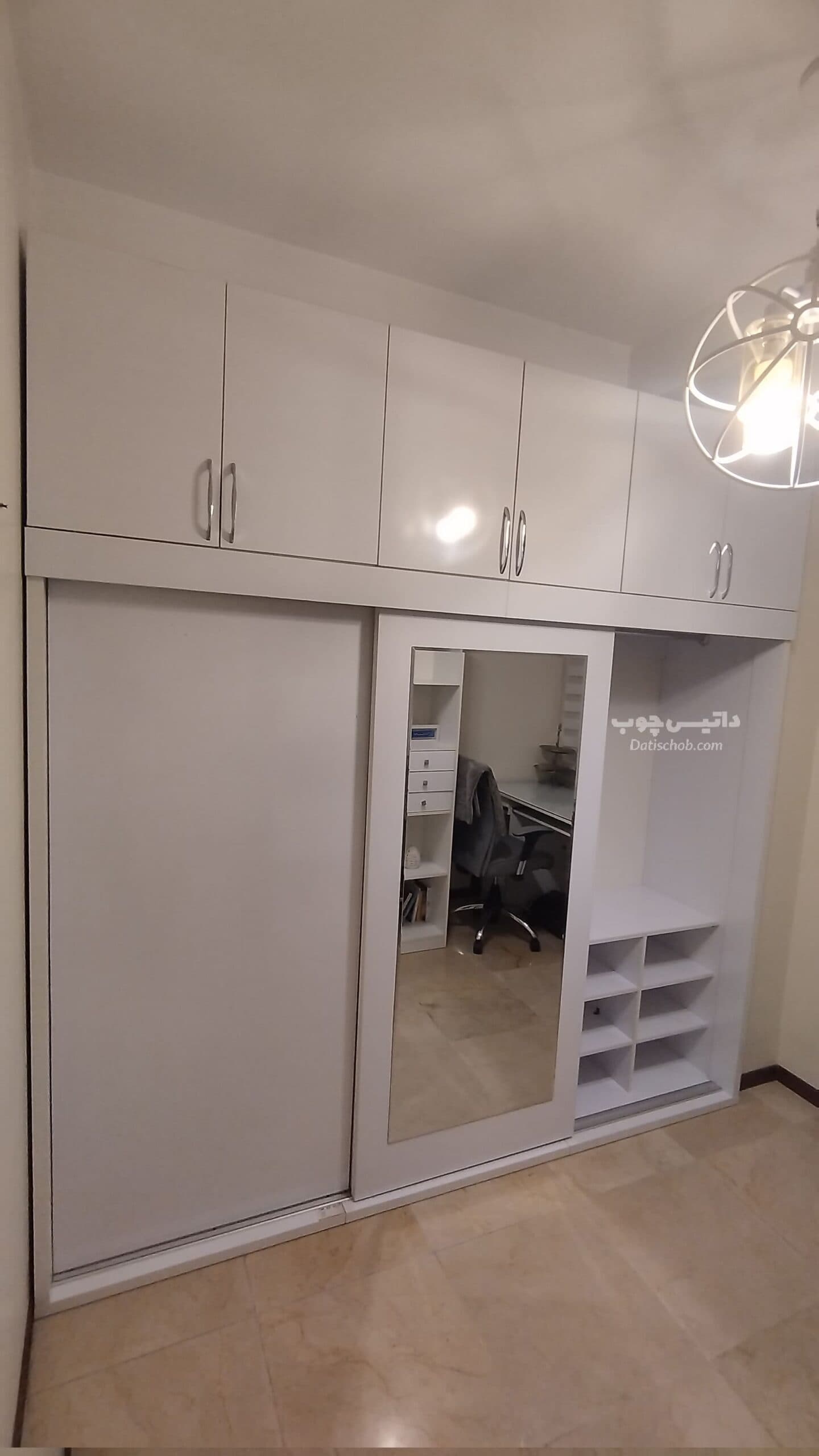 کمد ریلی سه درب باکس دار مدل C35