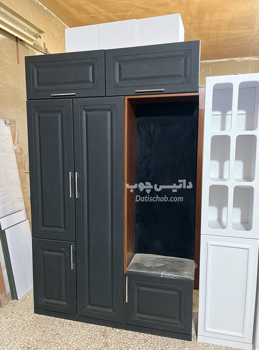 جاکفشی مدرن مشکی مدل P72