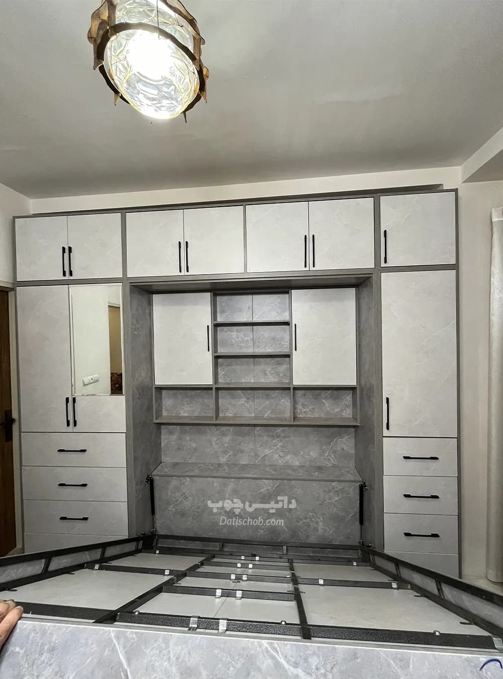 تخت تاشو دو نفره ساده مدل K62