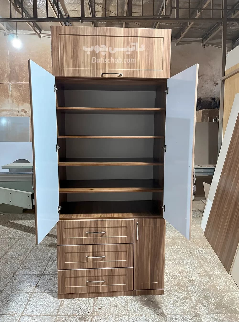 کمد لباس کوچک لولایی طرح نئو کلاسیک مدل P78