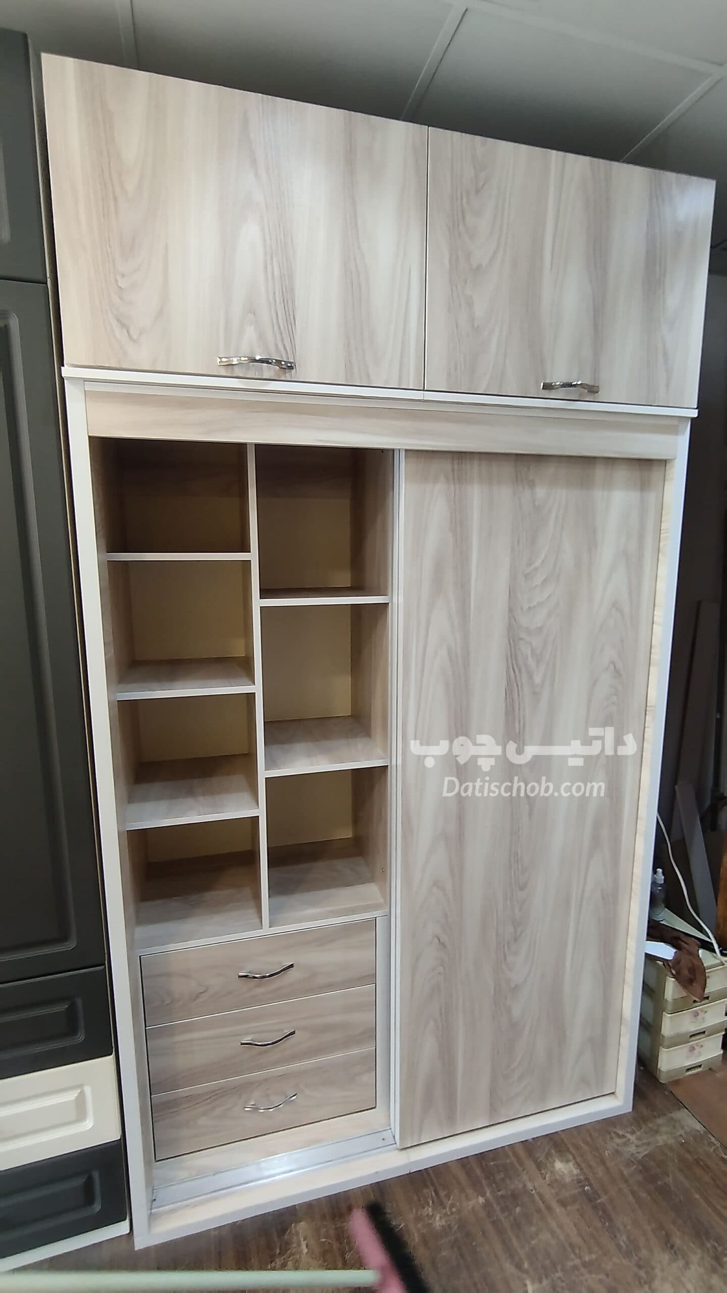 کمد ریلی باکس دار کوچک مدل C13