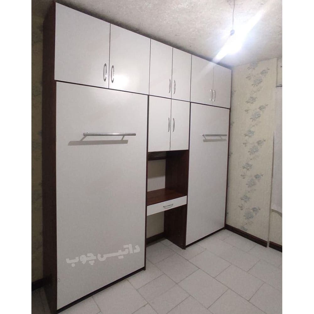 تخت تاشو یک نفره دیواری کمدی مدل K37