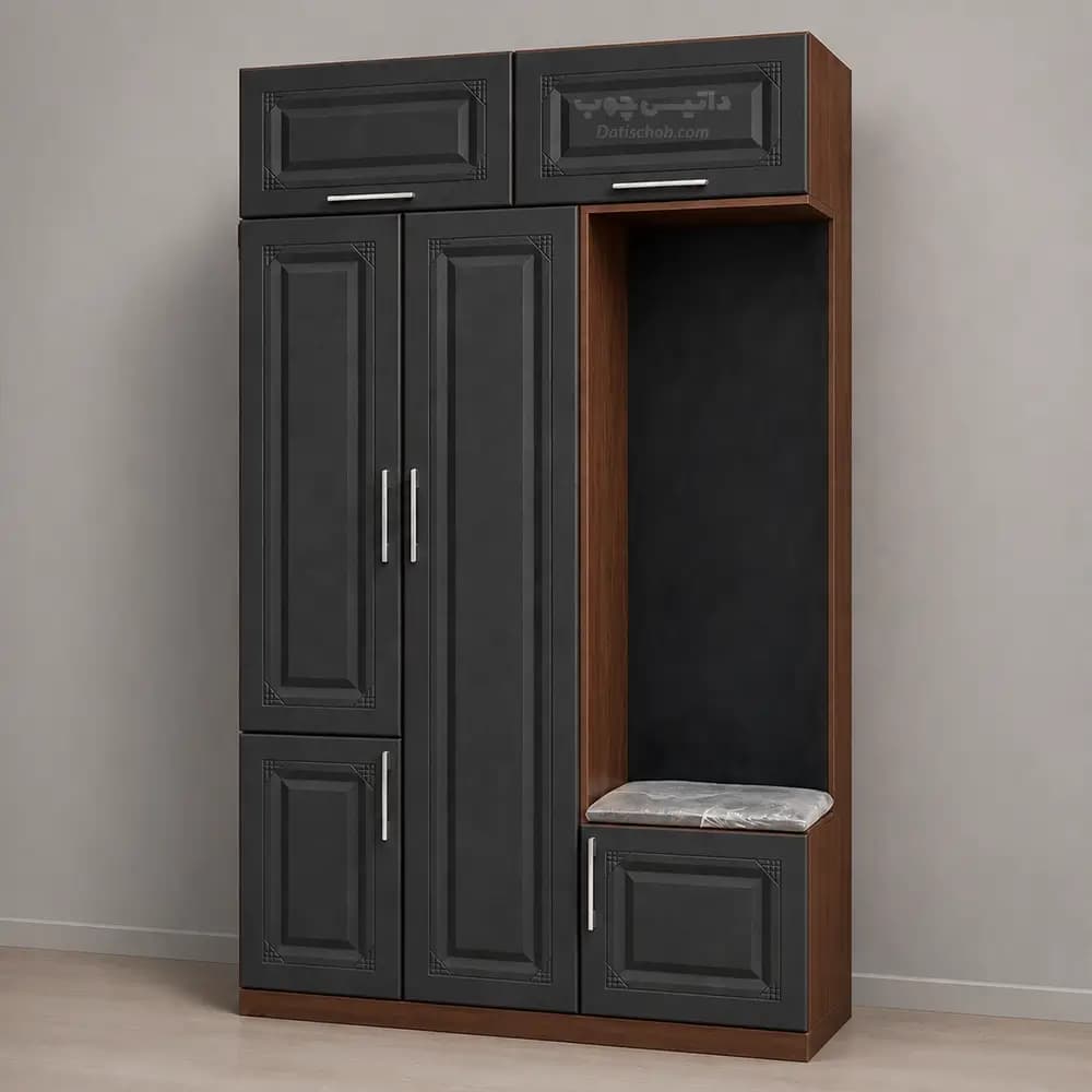 جاکفشی مدرن مشکی مدل P72