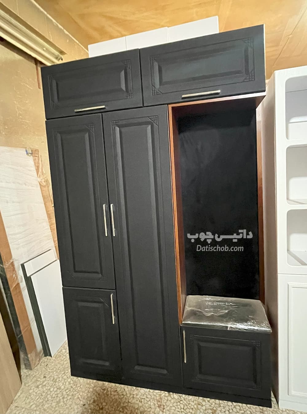 جاکفشی مدرن مشکی مدل P72