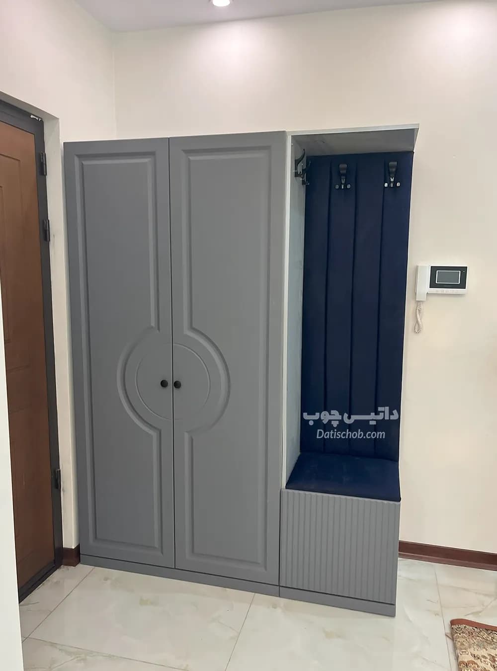 جاکفشی شیک مدرن طوسی مدل P81