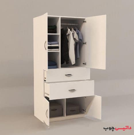 کمد لباس ساده ارزان مدل E12