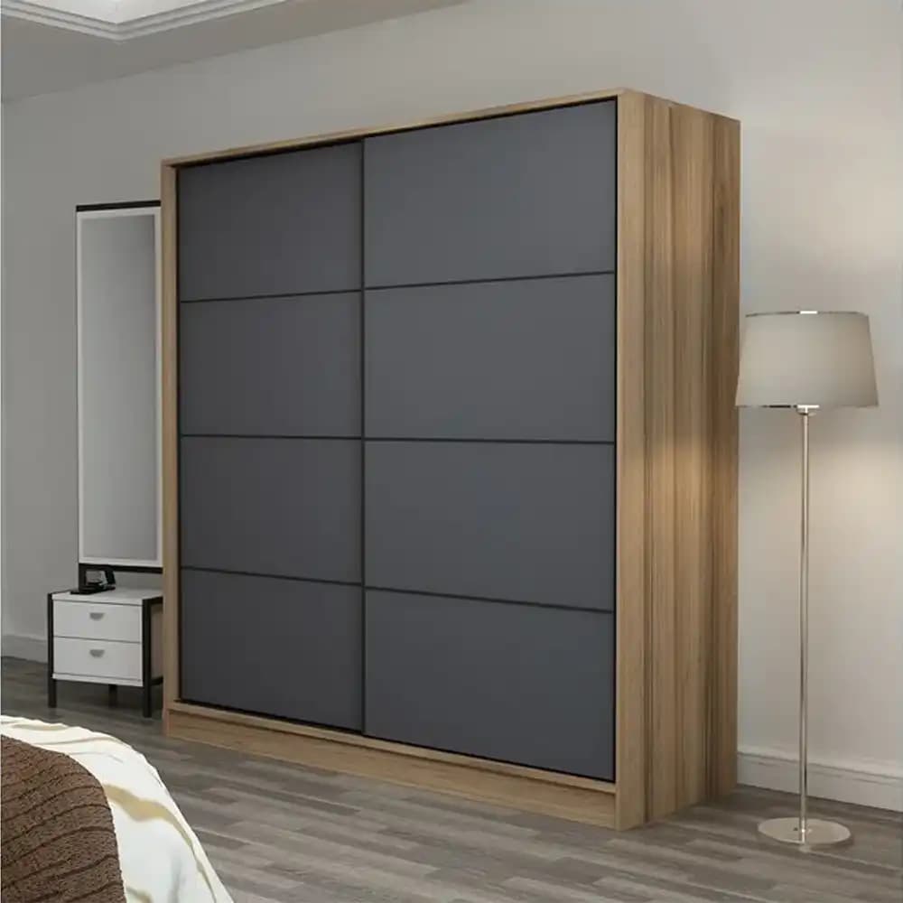 کمد ریلی مدرن دو درب شیک مدل C18