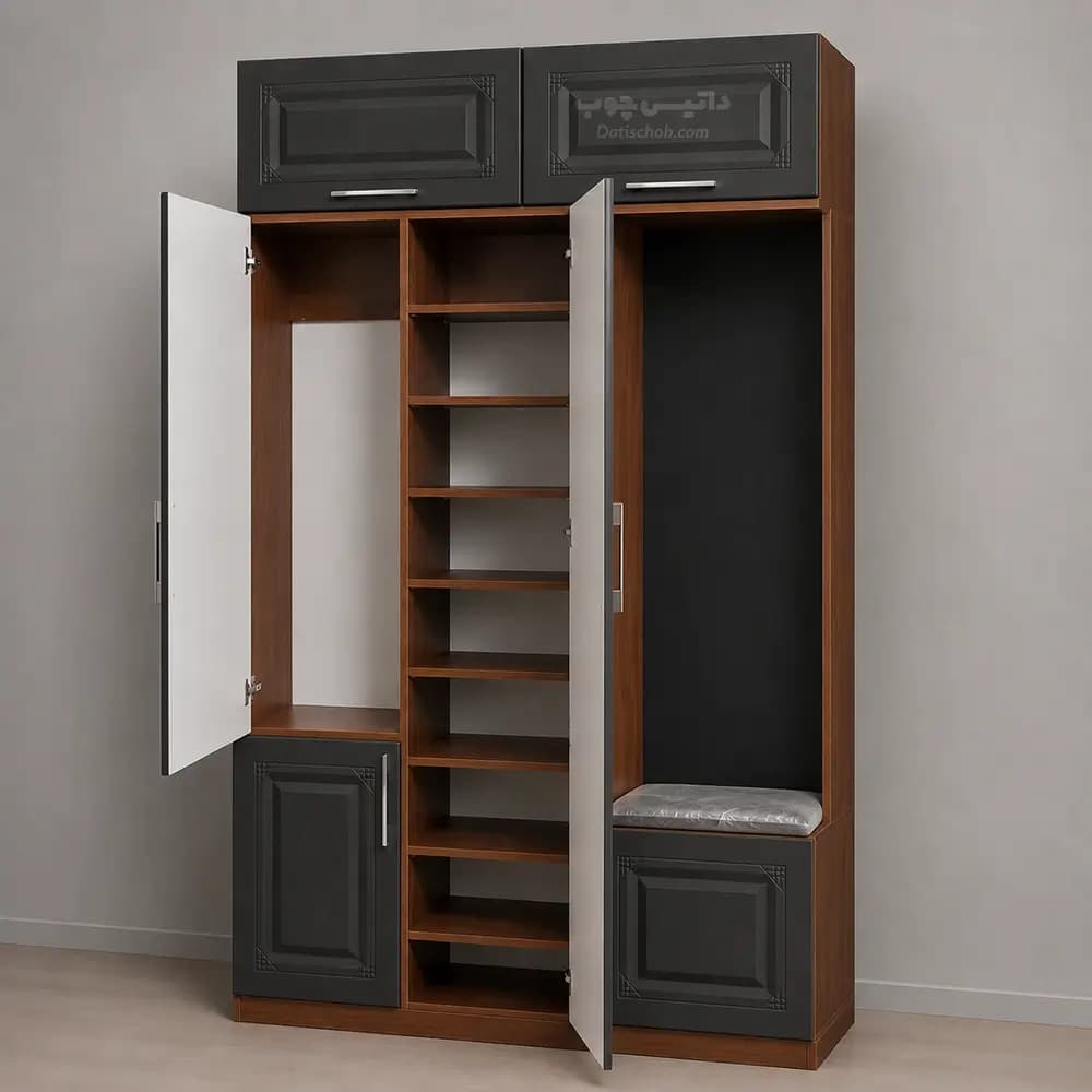 جاکفشی مدرن مشکی مدل P72