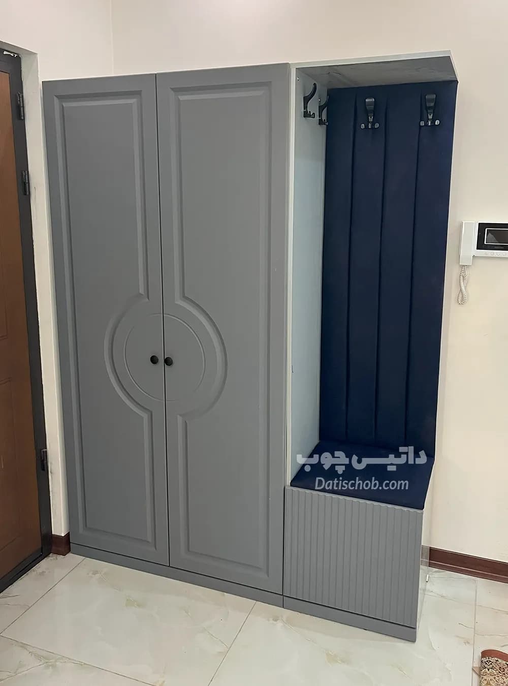 جاکفشی شیک مدرن طوسی مدل P81