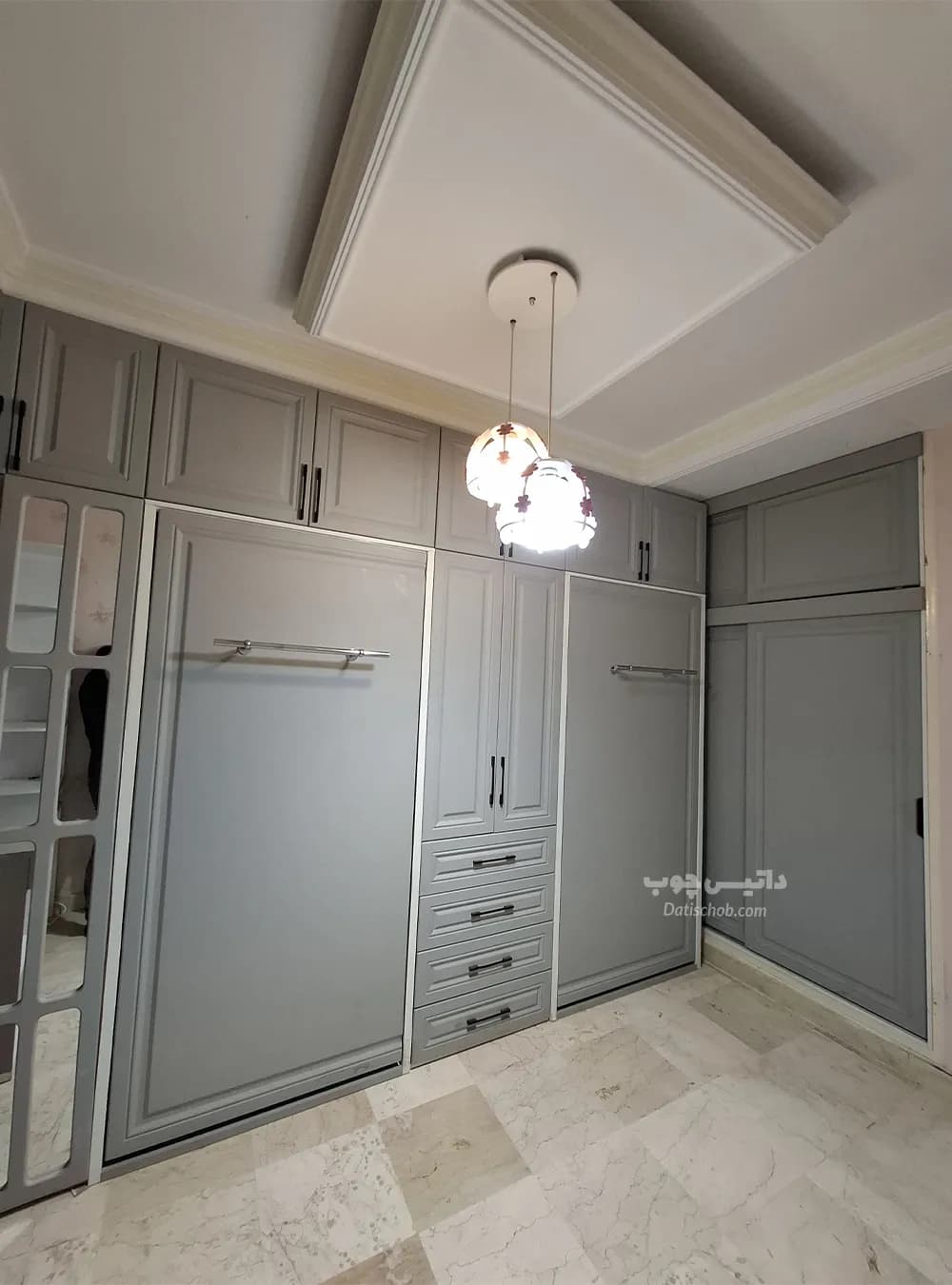 تخت تاشو مدرن یک نفره 2 تخته مدل K71
