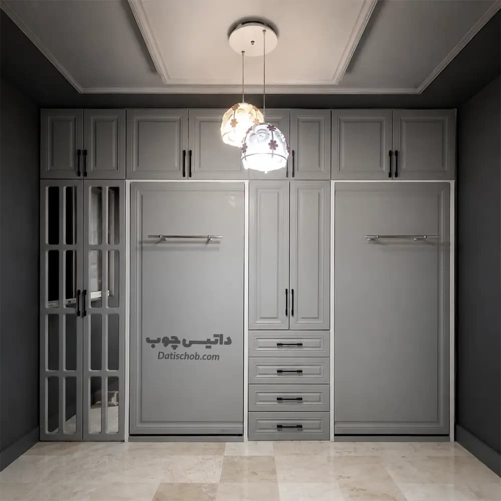 تخت تاشو مدرن یک نفره 2 تخته مدل K71