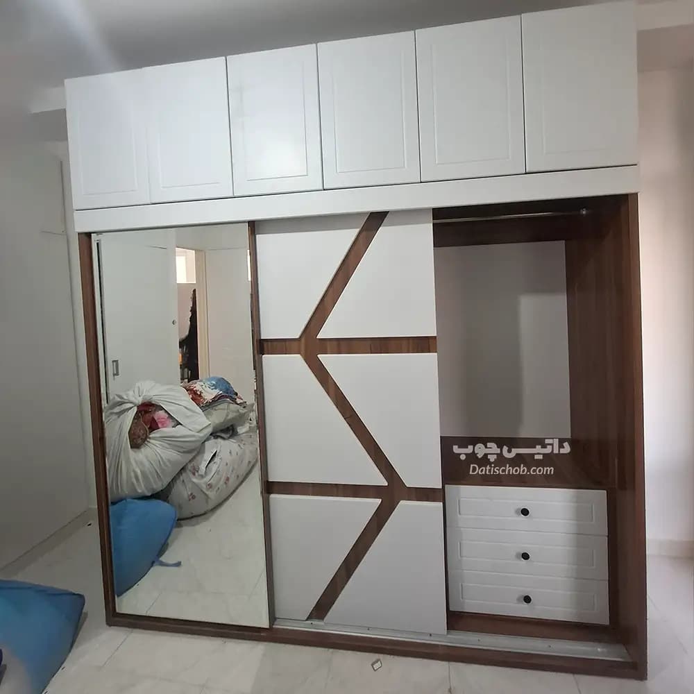 کمد ریلی ساده و شیک مدل C100