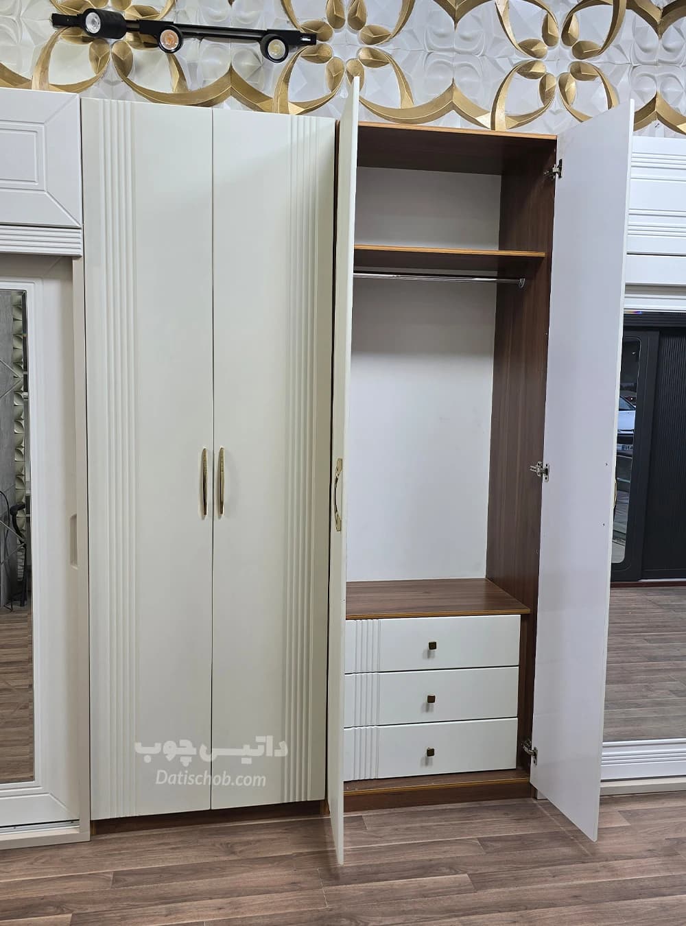 کمد لباس ساده دو تکه مدل P97