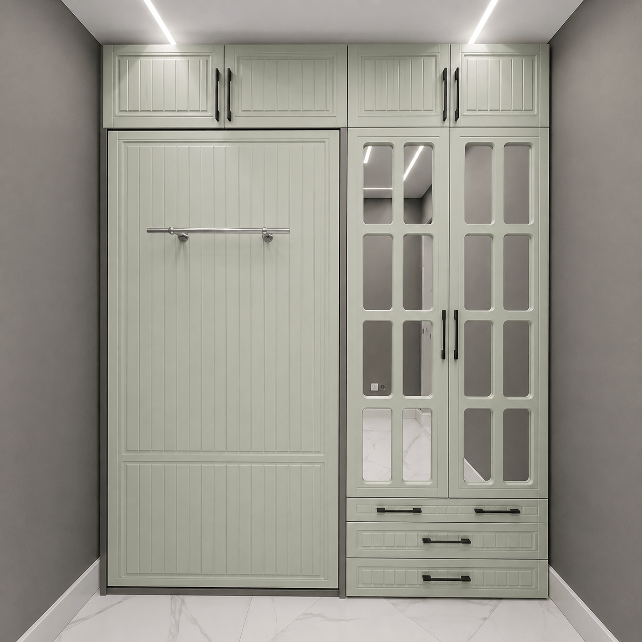 تخت تاشو مدرن جدید یک نفره مدل K45