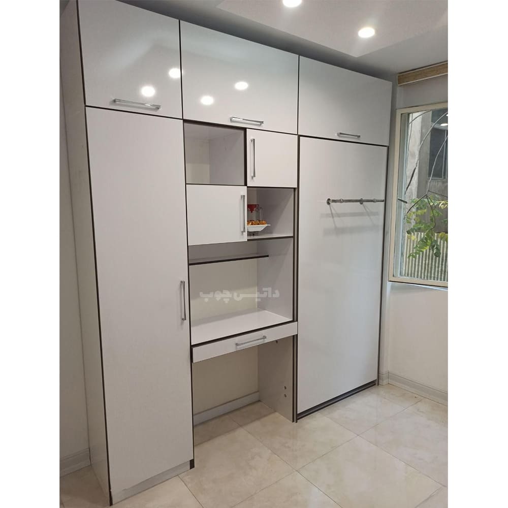 تخت تاشو یک نفره سفید شیک مدل K31