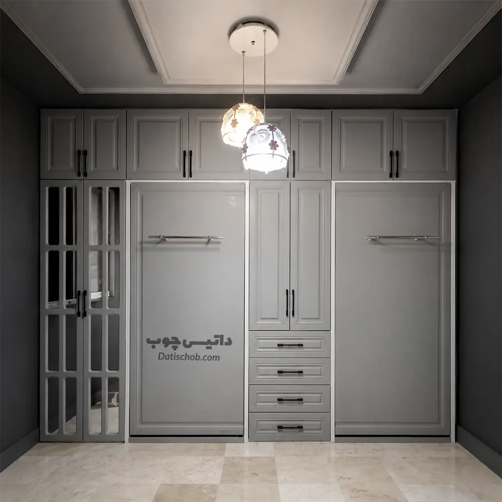 تخت تاشو مدرن یک نفره 2 تخته مدل K71