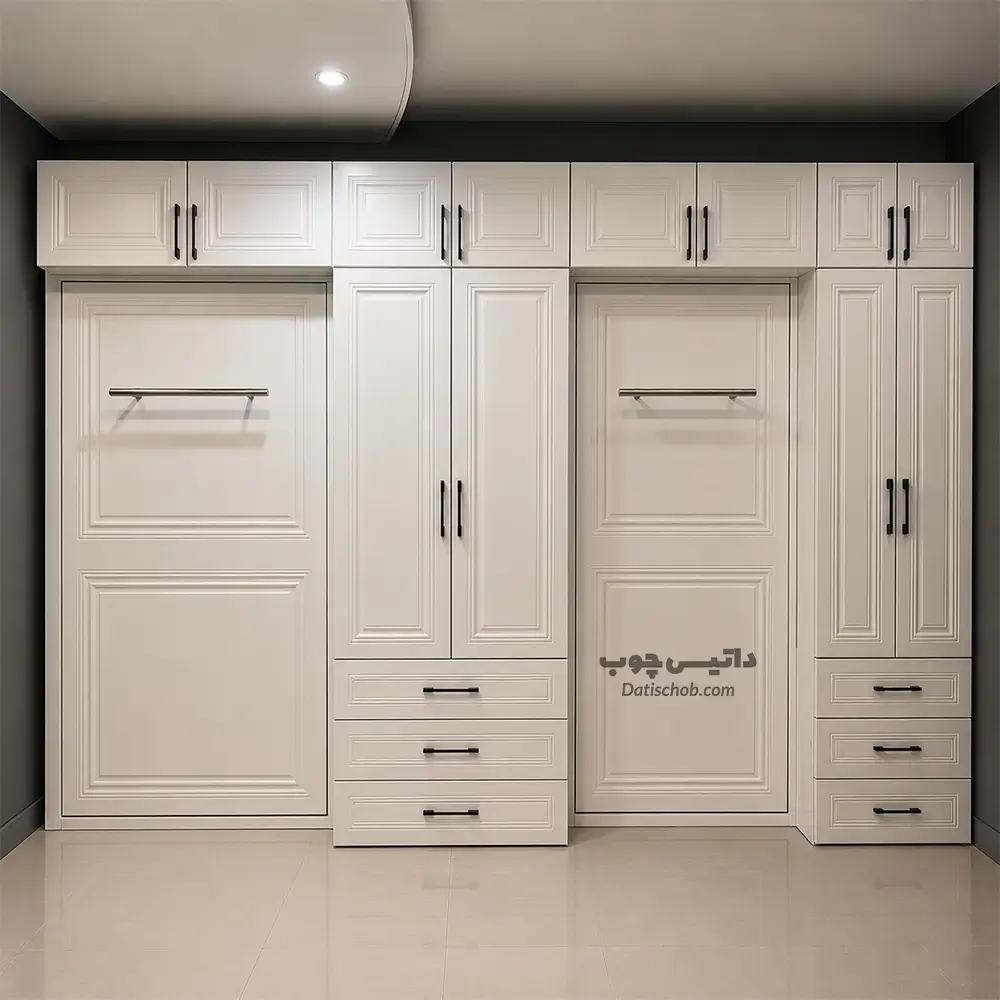 تخت تاشو یک نفره 2 تخته مدرن شیک مدل K53