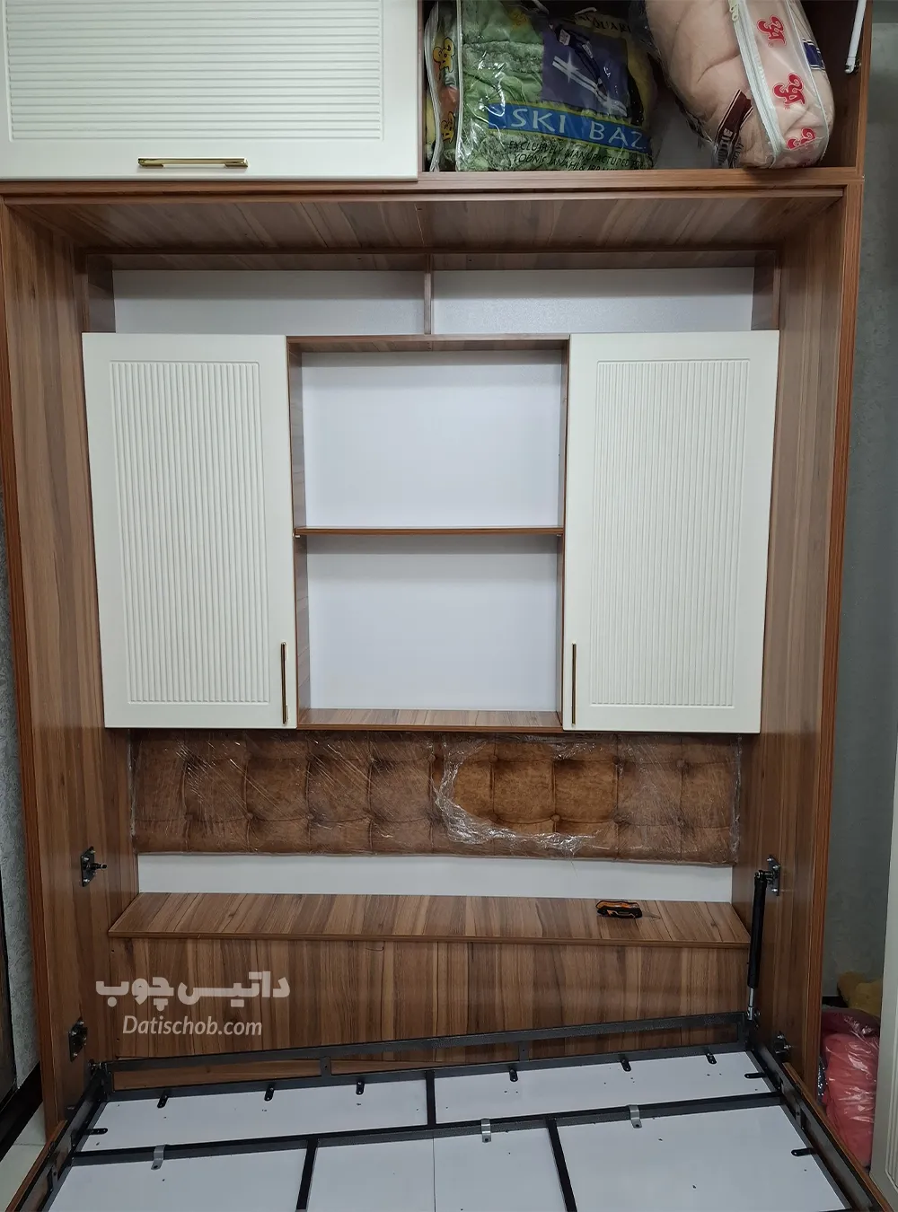تخت تاشو دو نفره ساده مدل K51 (3) تخت تاشو دو نفره ساده مدل K51