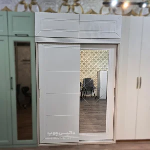 کمد ریلی آینه دار (دستگیره تو کار) مدل C88